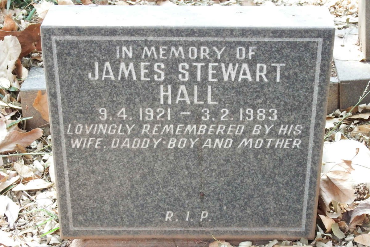 HALL James Stewart 1921-1983