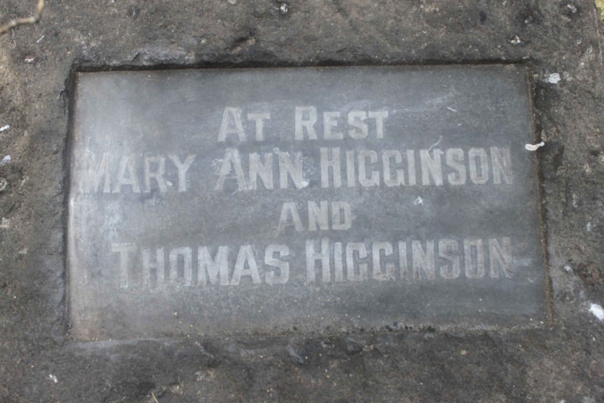 HIGGINSON Thomas & Mary Ann