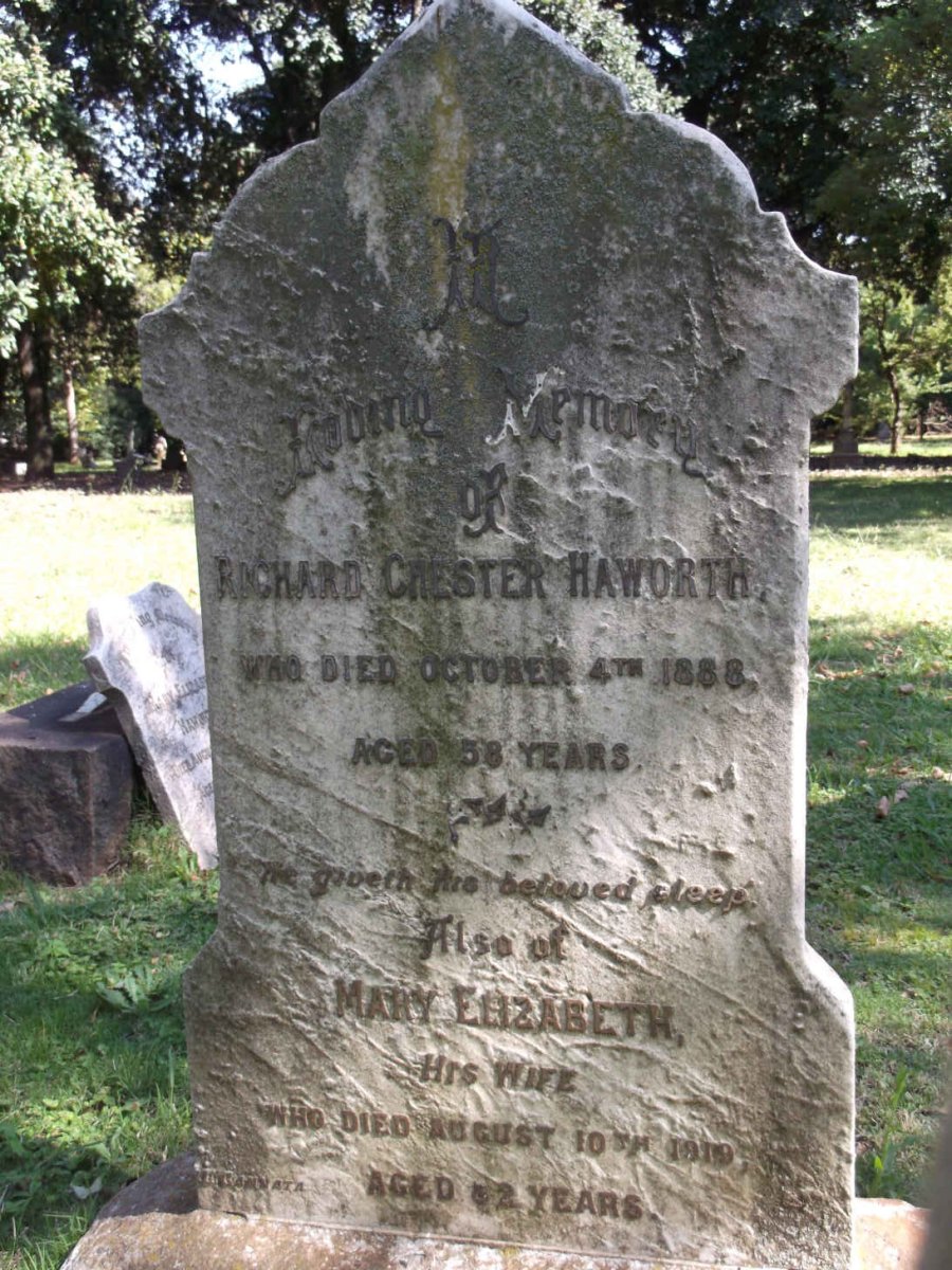 HAWORTH Richard Chester -1888 & Mary Elizabeth -1919_1