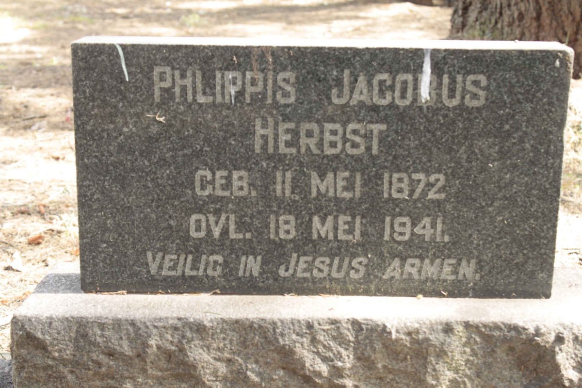 HERBST Phlippis Jacobus 1872-1941