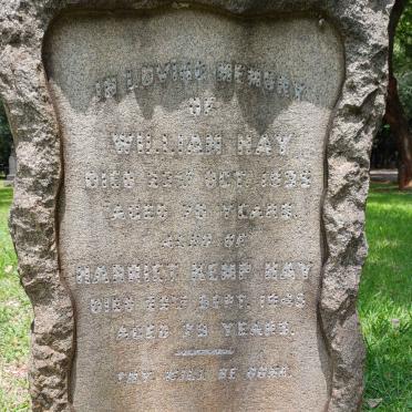 HAY William -1935 & Harriet Kemp -1945