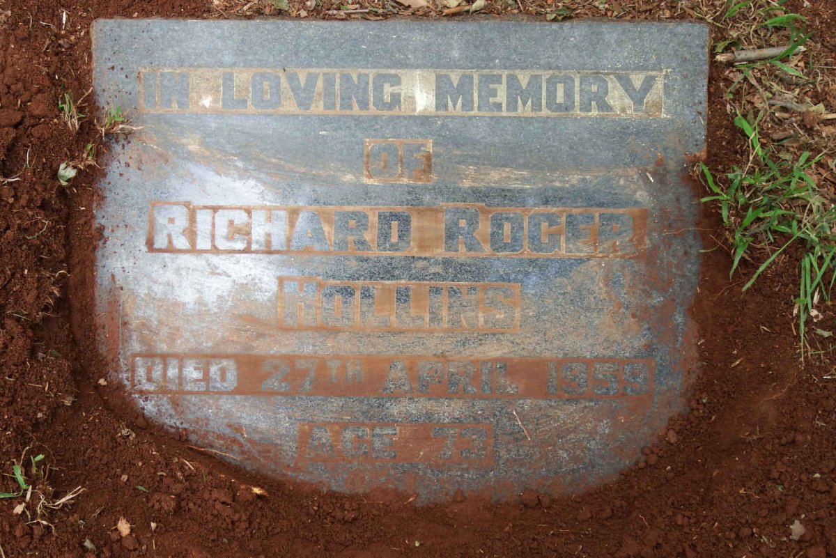HOLLINS Richard Roger -1959