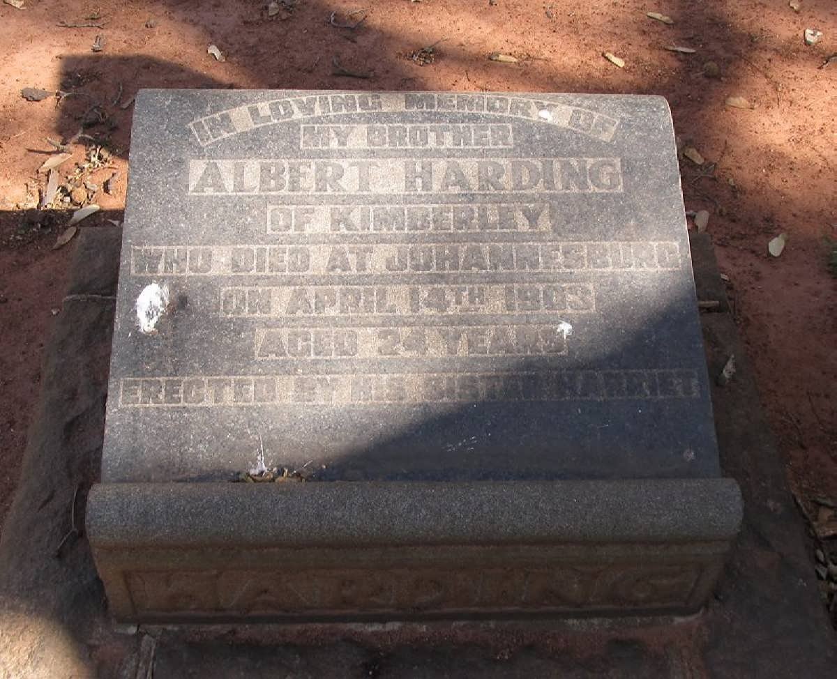 HARDING Albert -1903