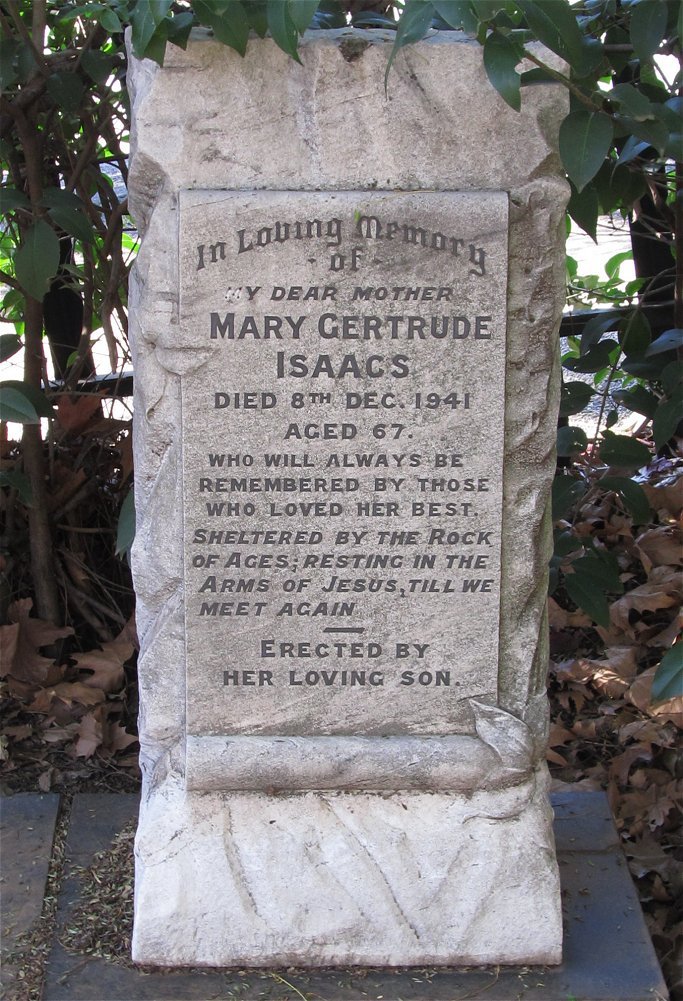ISAACS Mary Gertrude -1941