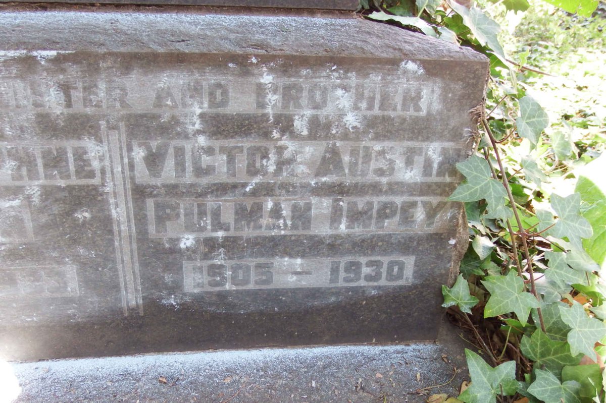 IMPEY Victor Austin Pulman 1905-1930
