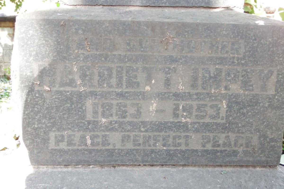 IMPEY Harriet 1863-1953