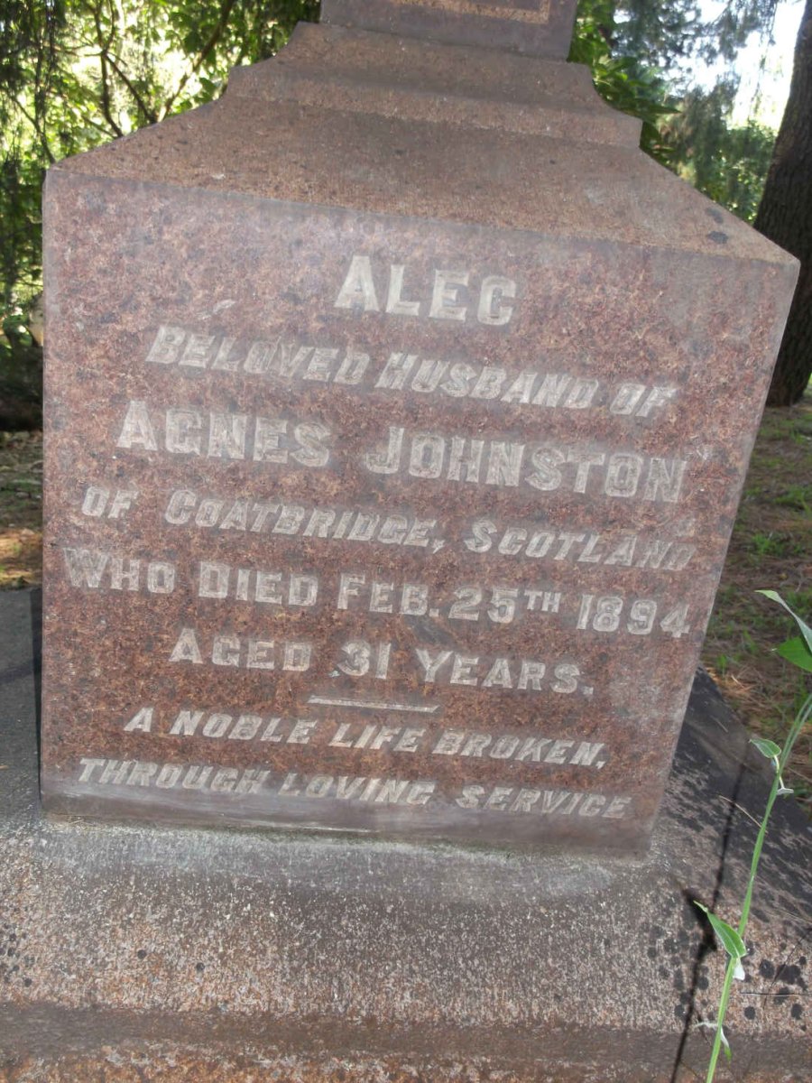 JOHNSTON Alec -1894