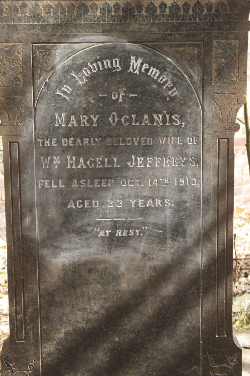 JEFFREYS Mary Oclanis -1910