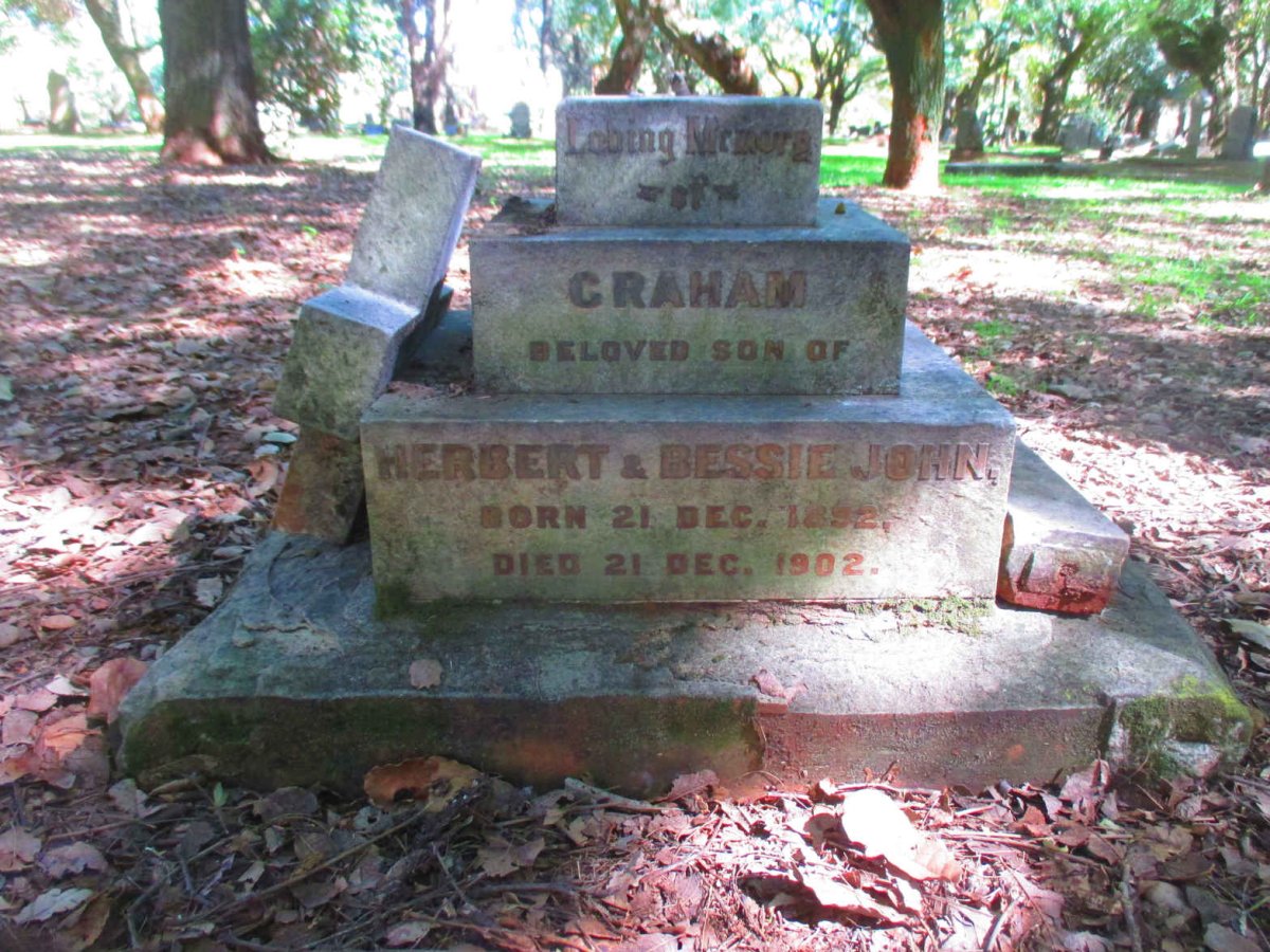 JOHN Graham 1892-1902