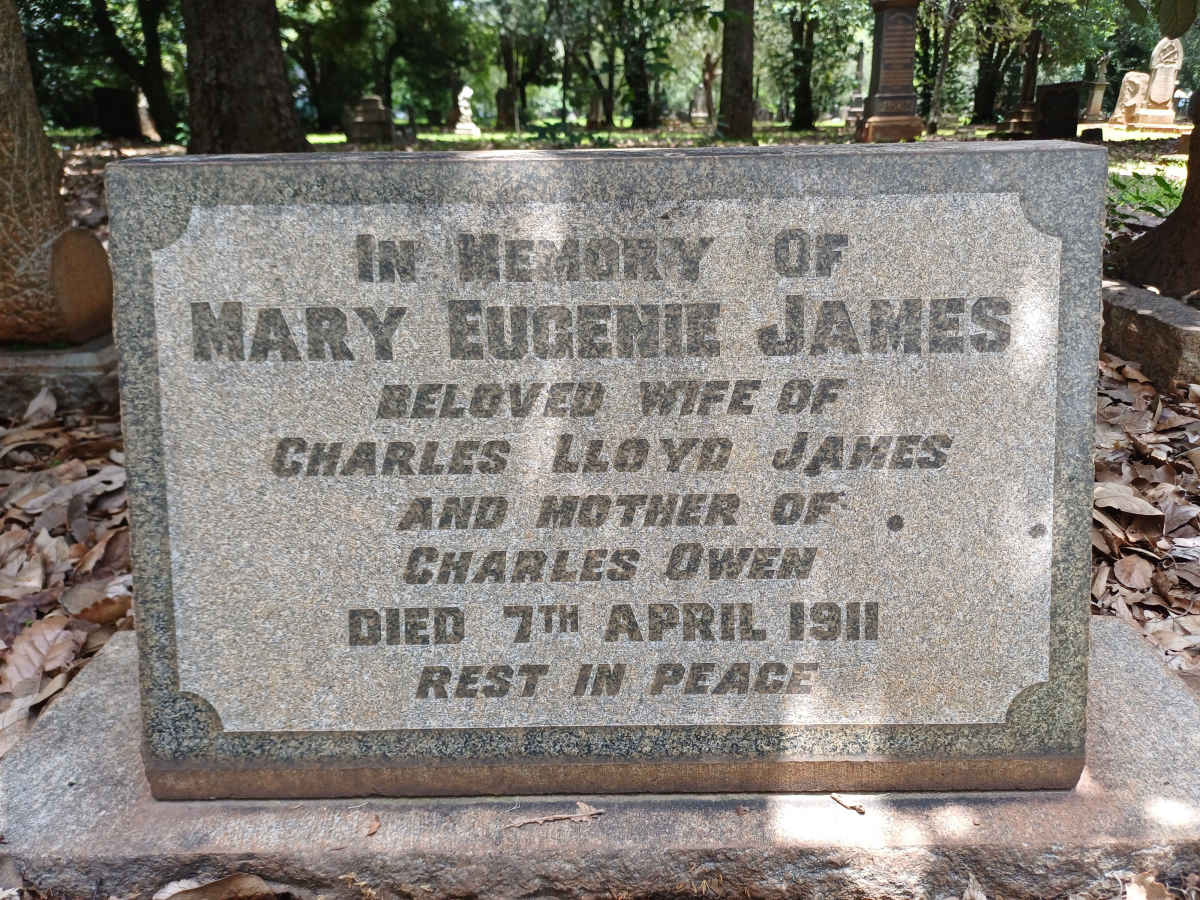 JAMES Mary Eugenie -1911