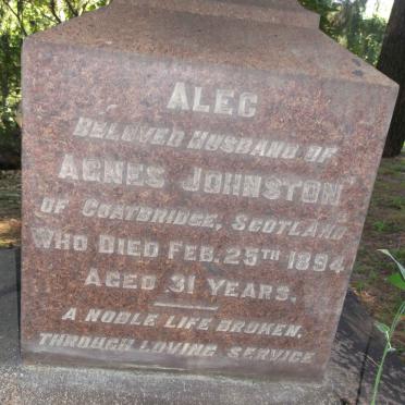 JOHNSTON Alec -1894