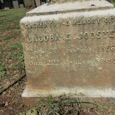 JOOSTE Jacoba E. 1866-1895