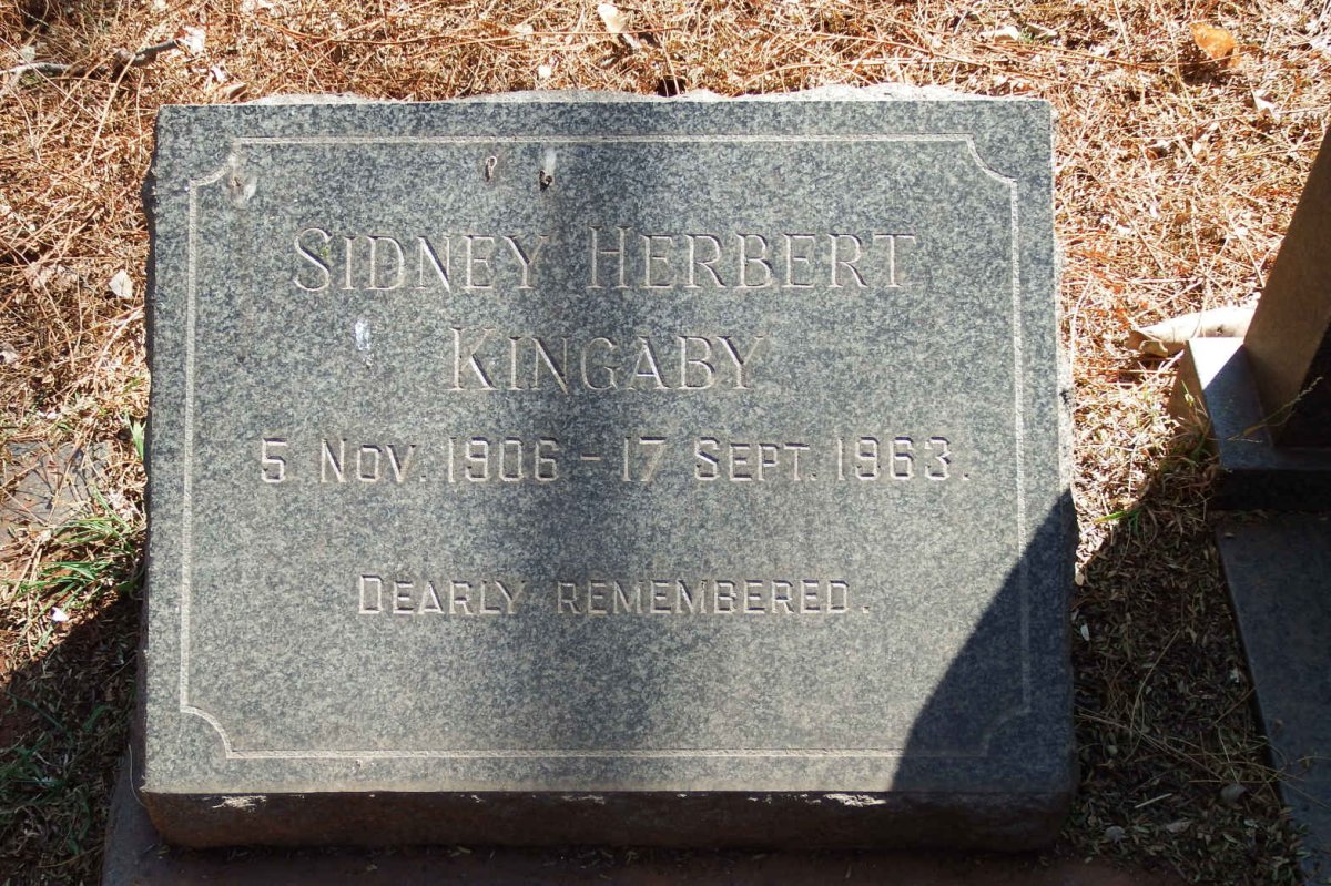 KINGABY Sidney Herbert 1906-1963