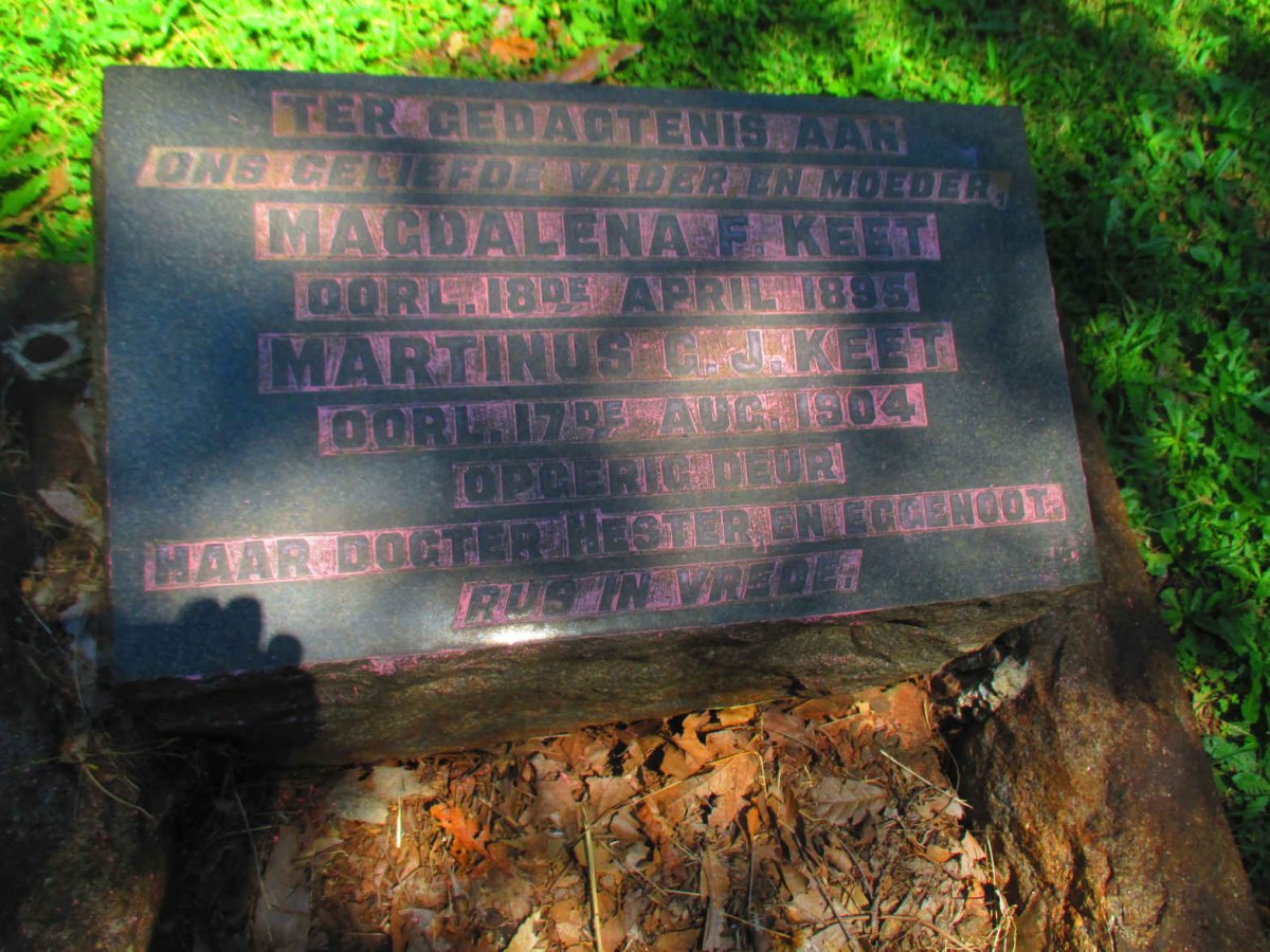 KEET Martinus G.J. -1904 & Magdalena F. -1895