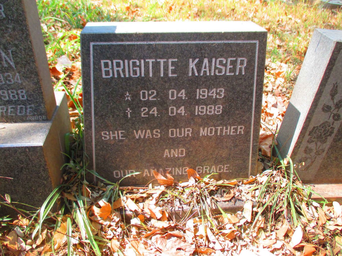 KAISER Brigitte 1943-1988