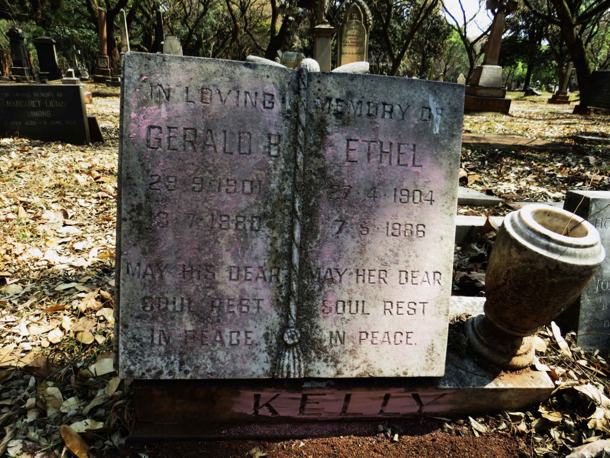 KELLY Gerald B. 1901-1980 &amp; Ethel 1904-1986