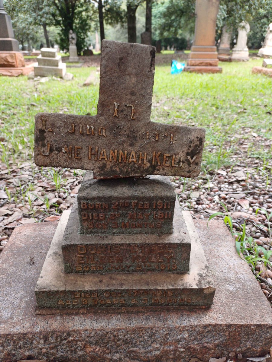KELLY Jane Hannah 1911-1911 :: KELLY Doris Ethel Eileen 1915-1918