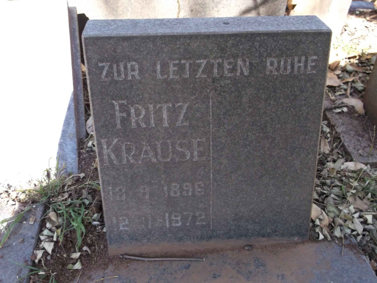 KRAUSE Fritz 1896-1972