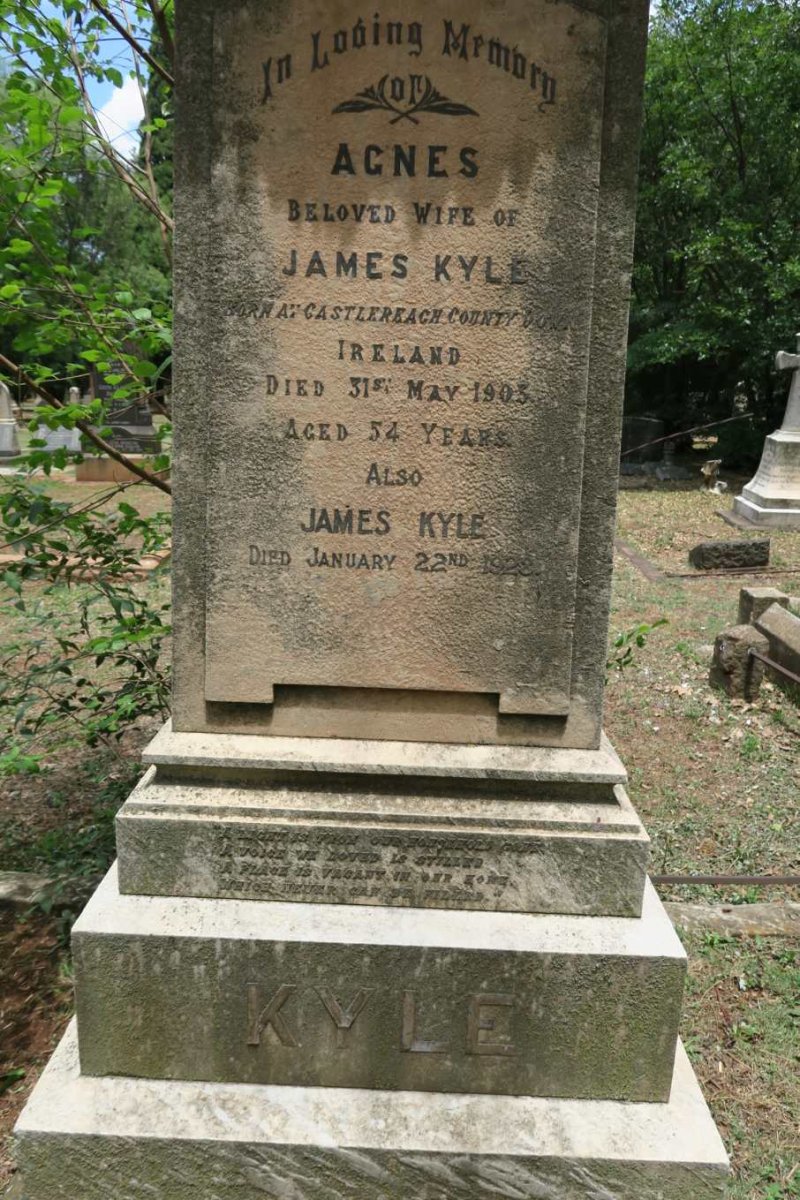 KYLE James -1928 & Agnes -1903 :: KYLE James -1931  :: KYLE Hugh -1935 :: KYLE Alfred Gordon -1916_2