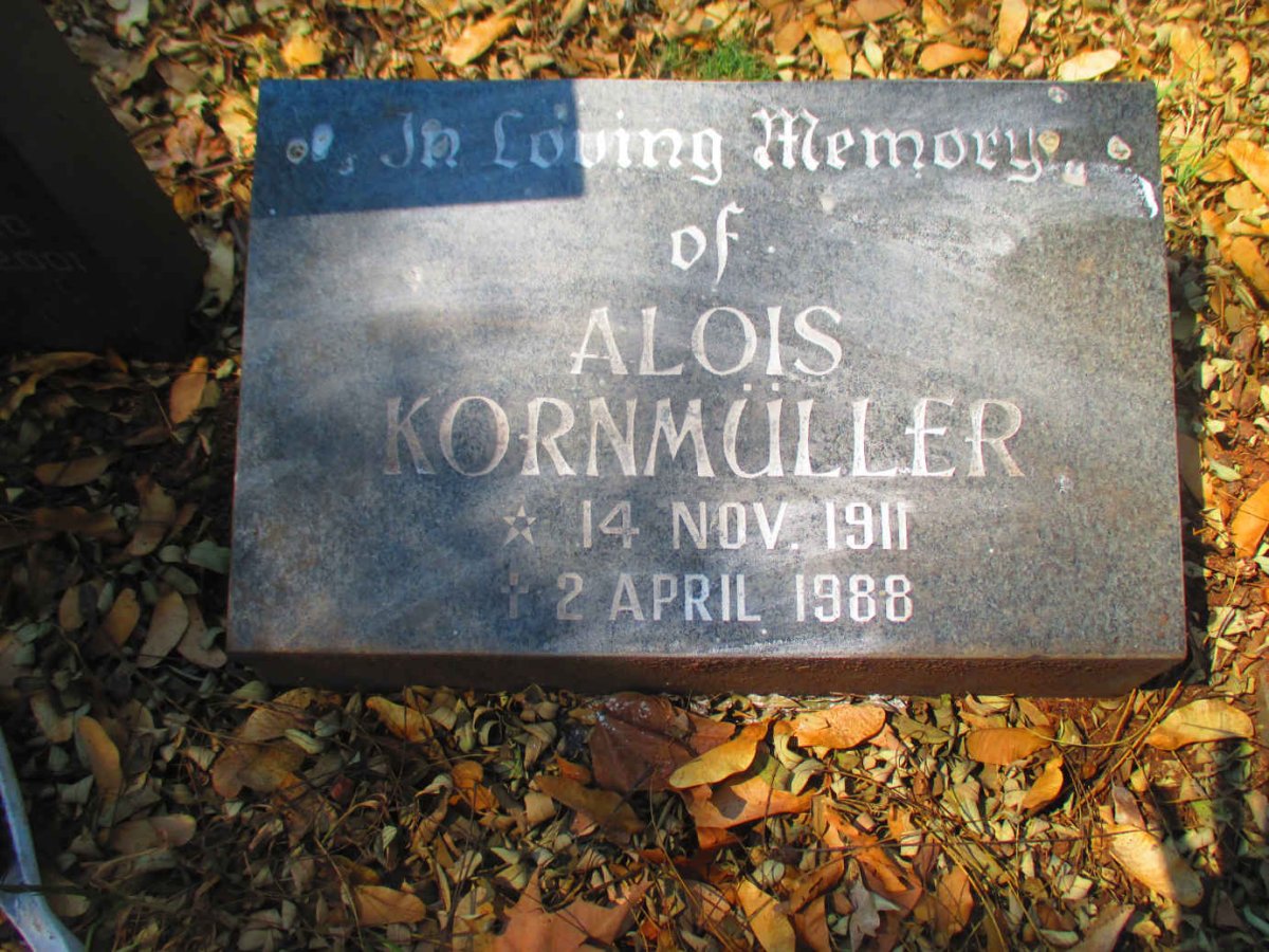 KORNMULLER Alois 1911-1988