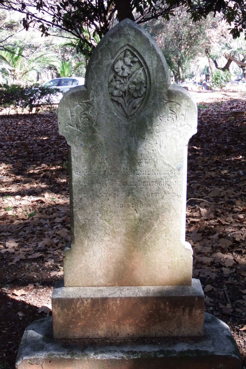 KRAUSPE Marie nee BAUER 1877-1898