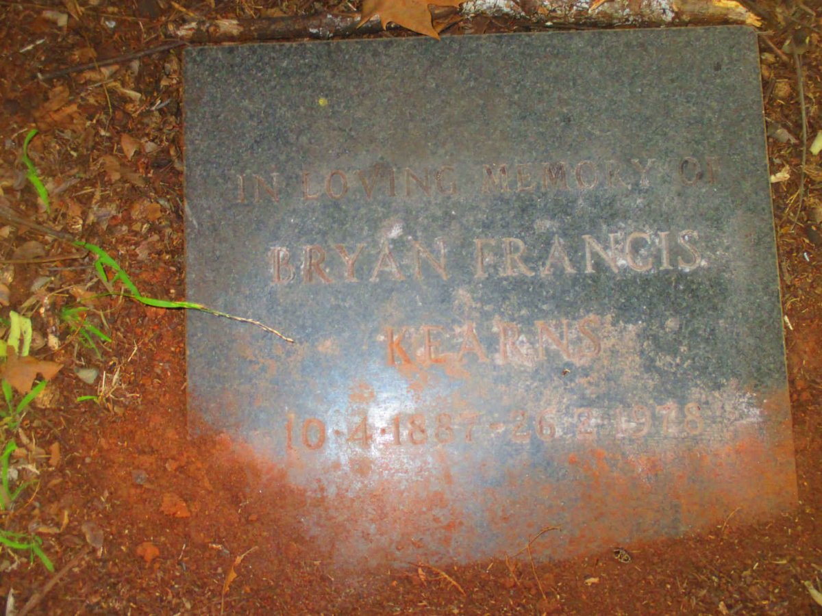 KEARNS Bryan Francis 1887-1978