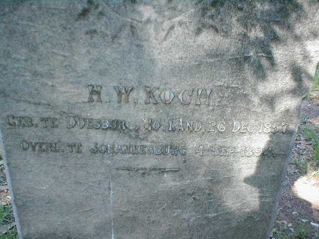 KOCH H.W. 1857-1894