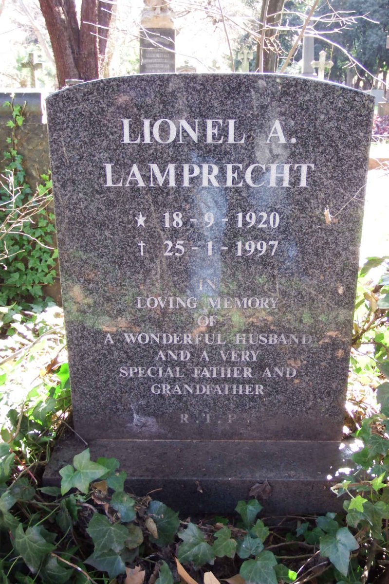 LAMPRECHT Lionel A. 1920-1997