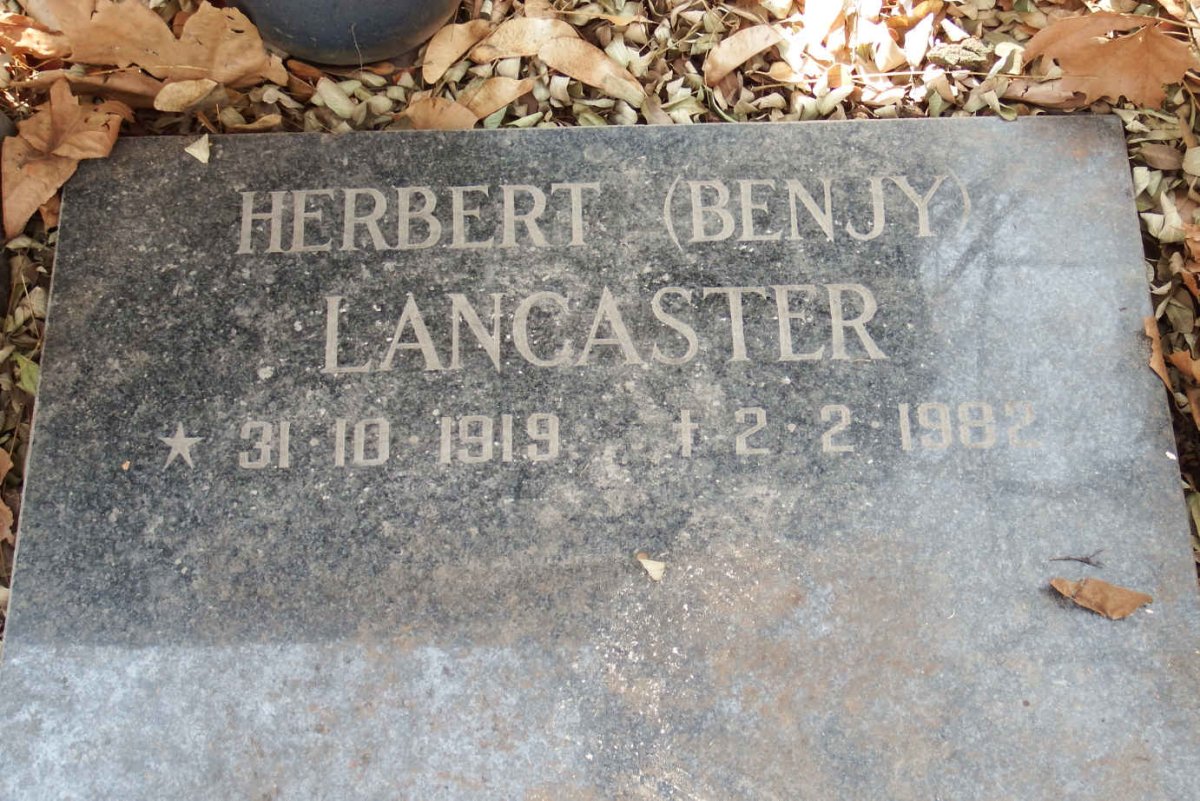 LANCASTER Herbert 1919-1982