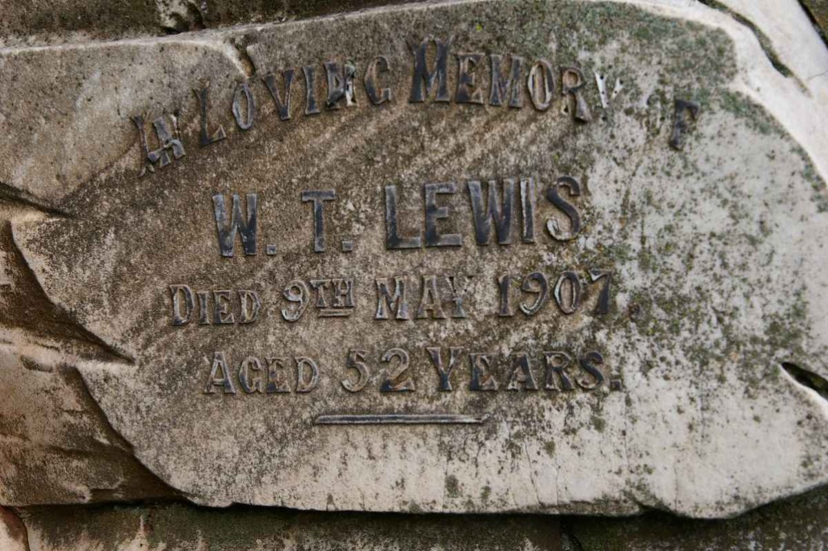 LEWIS W.T. -1907