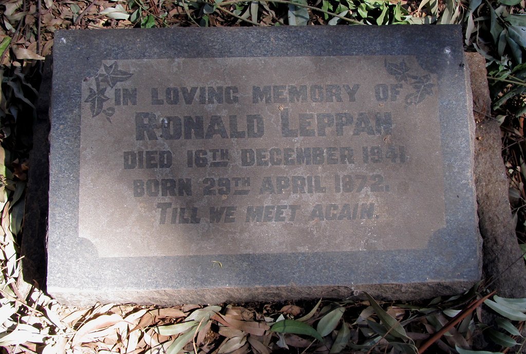 LEPPAH Ronald 1872-1941