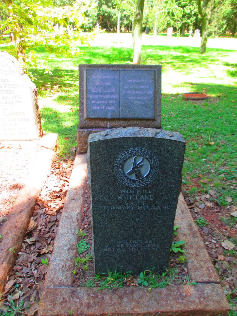 LANE William Henry -1941