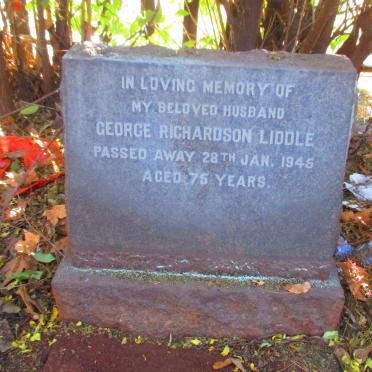 LIDDLE George Richardson  -1945