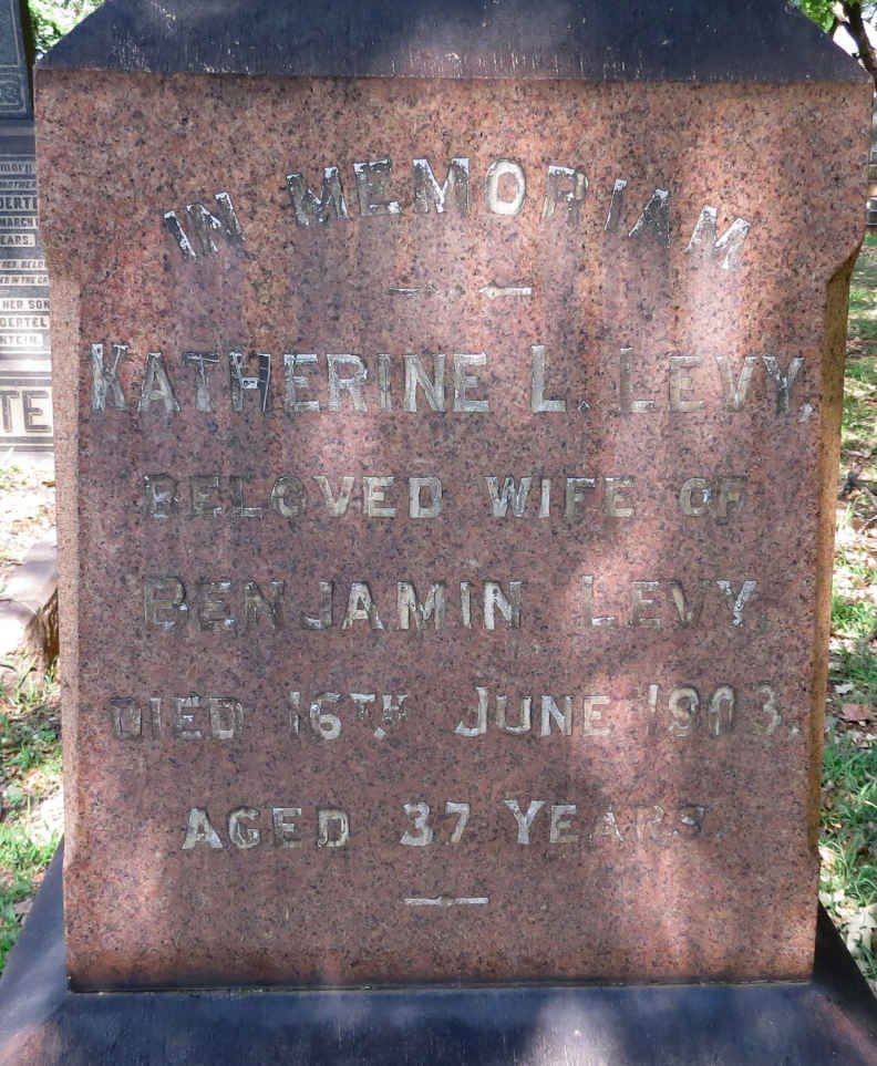 LEVY Katherine L. -1903