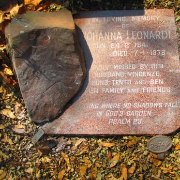 LEONARDI Johanna 1941-1976