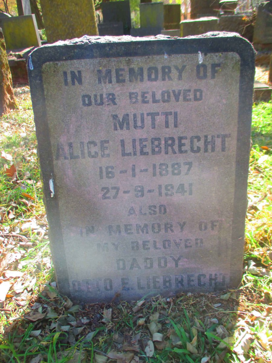 LIEBRECHT Alice 1887-1941