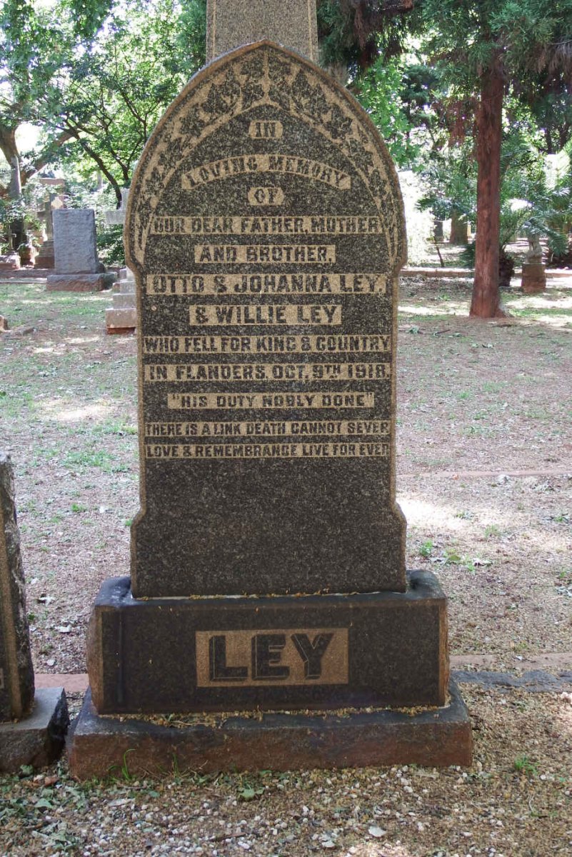 LEY Otto & Johanna -1918 :: LEY Willie -1918
