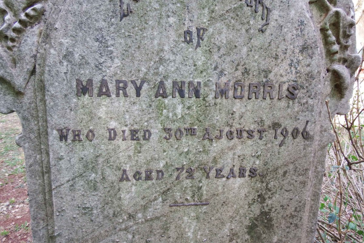MORRIS Mary Ann -1906