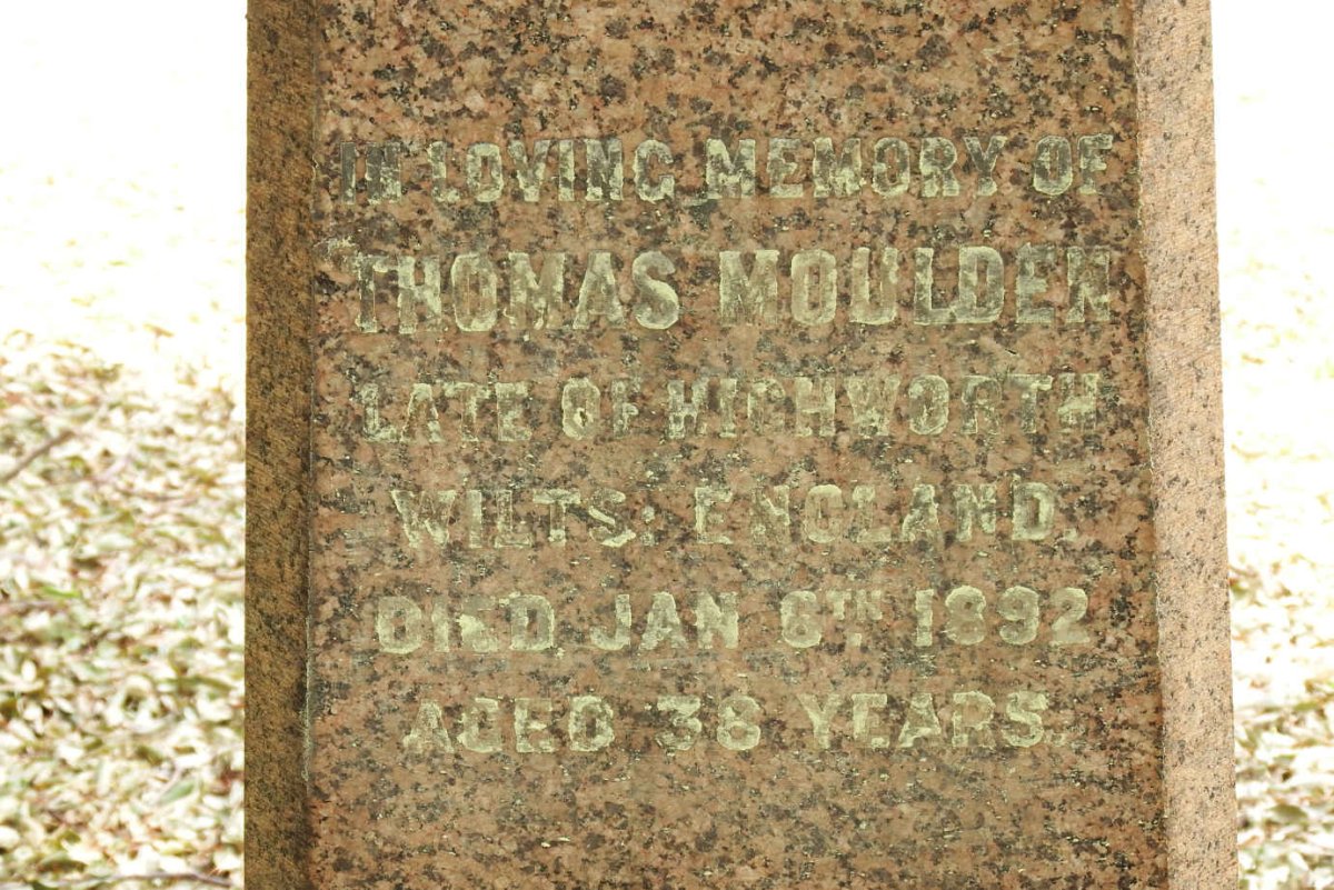 MOULDER Thomas -1892