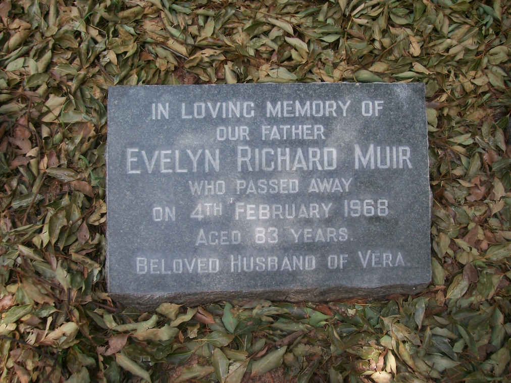 MUIR Evelyn Richard -1968
