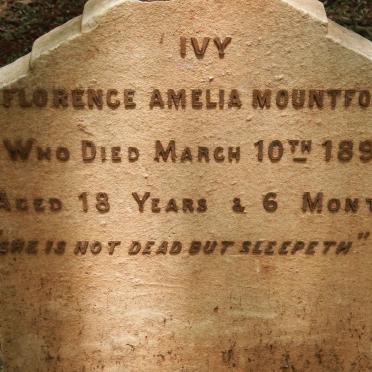 MOUNTFORT Florence Amelia -1896 :: BROUGHTON Gertrude Armine -1918_1