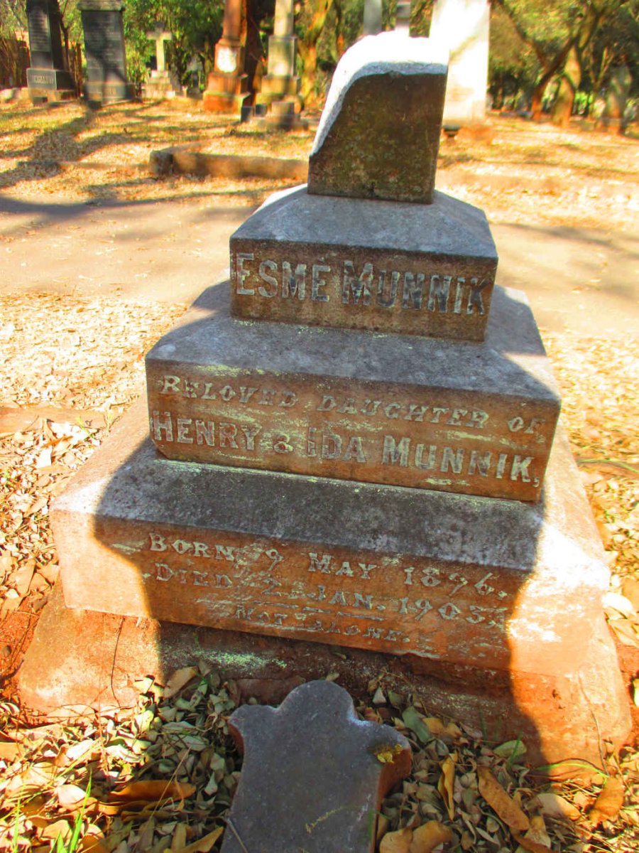 MUNNIK Esme 1896-1903