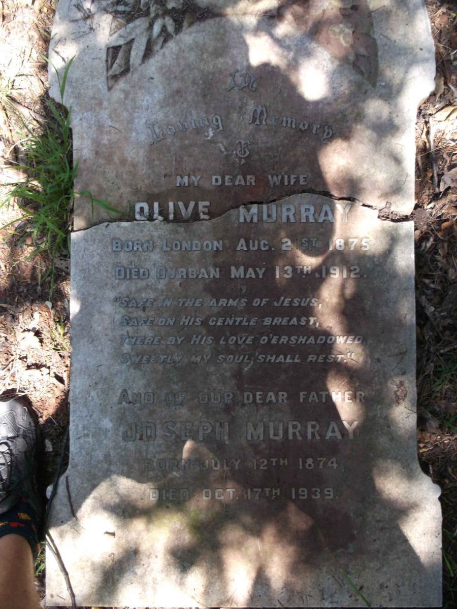 MURRAY Joseph 1874-1939 & Olive 1875-1912