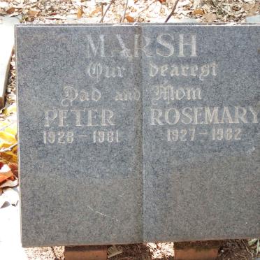 MARSH Peter 1928-1981 & Rosemary 1927-1982