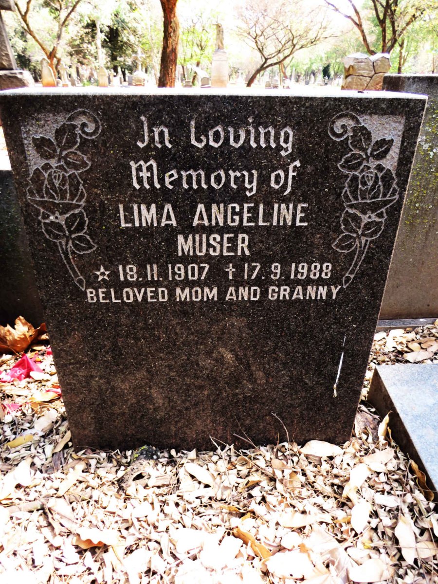 MUSER Lima Angeline 1907-1988