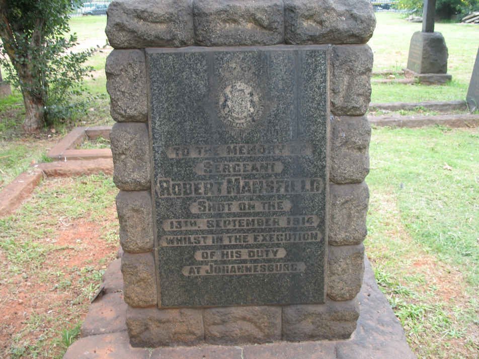 MANSFIELD Robert -1914