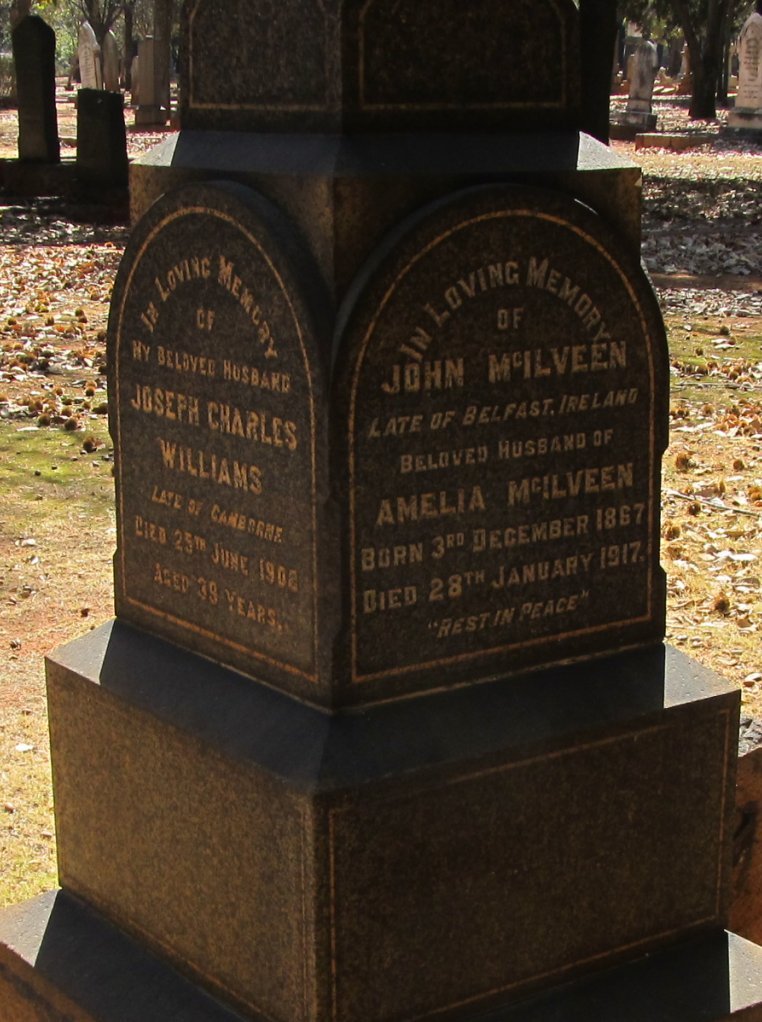 McILVEEN John 1867-1917 :: WILLIAMS Joseph Charles -1908