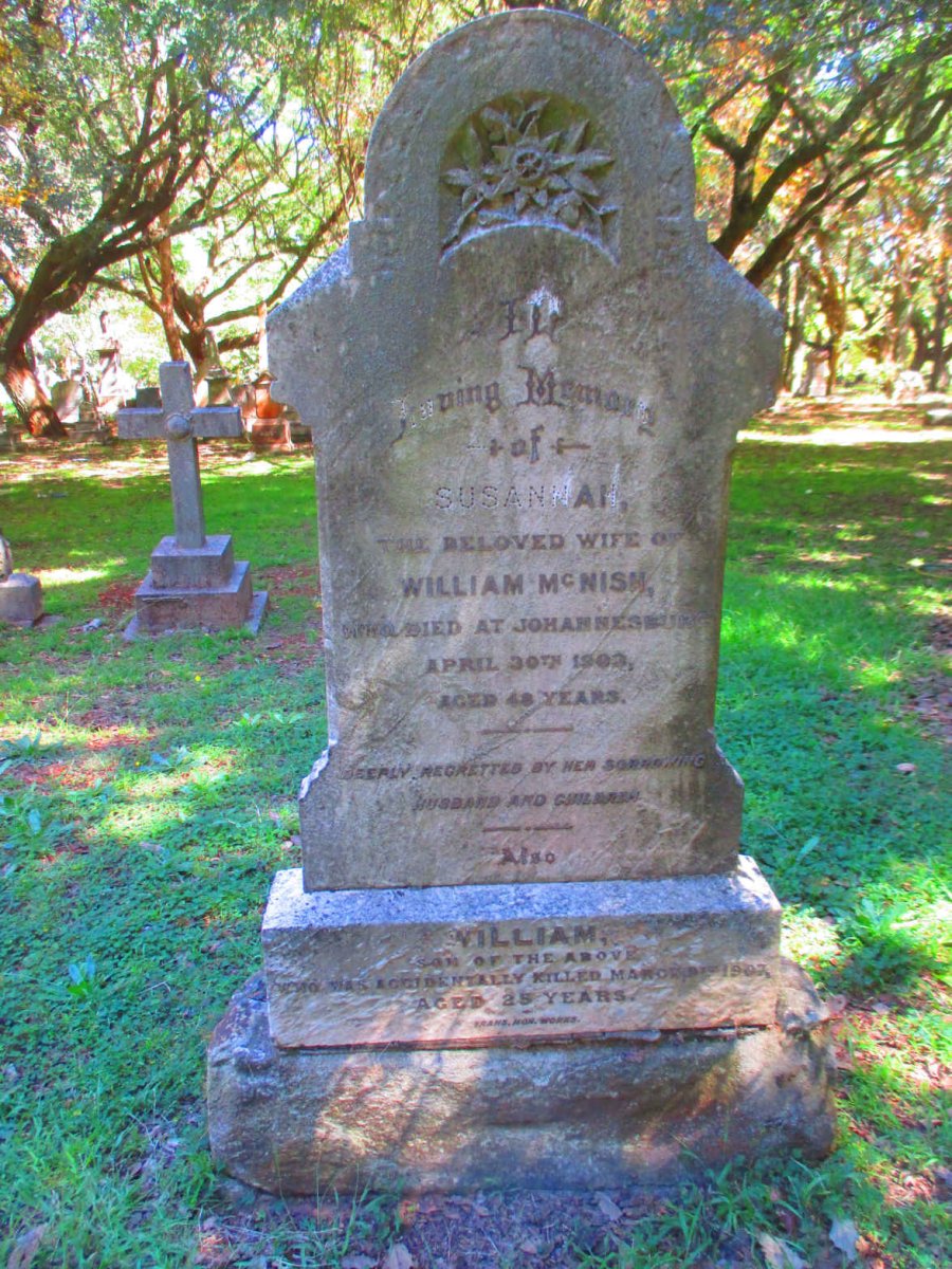 MCNISH Susannah -1903 :: MCNISH William -1907