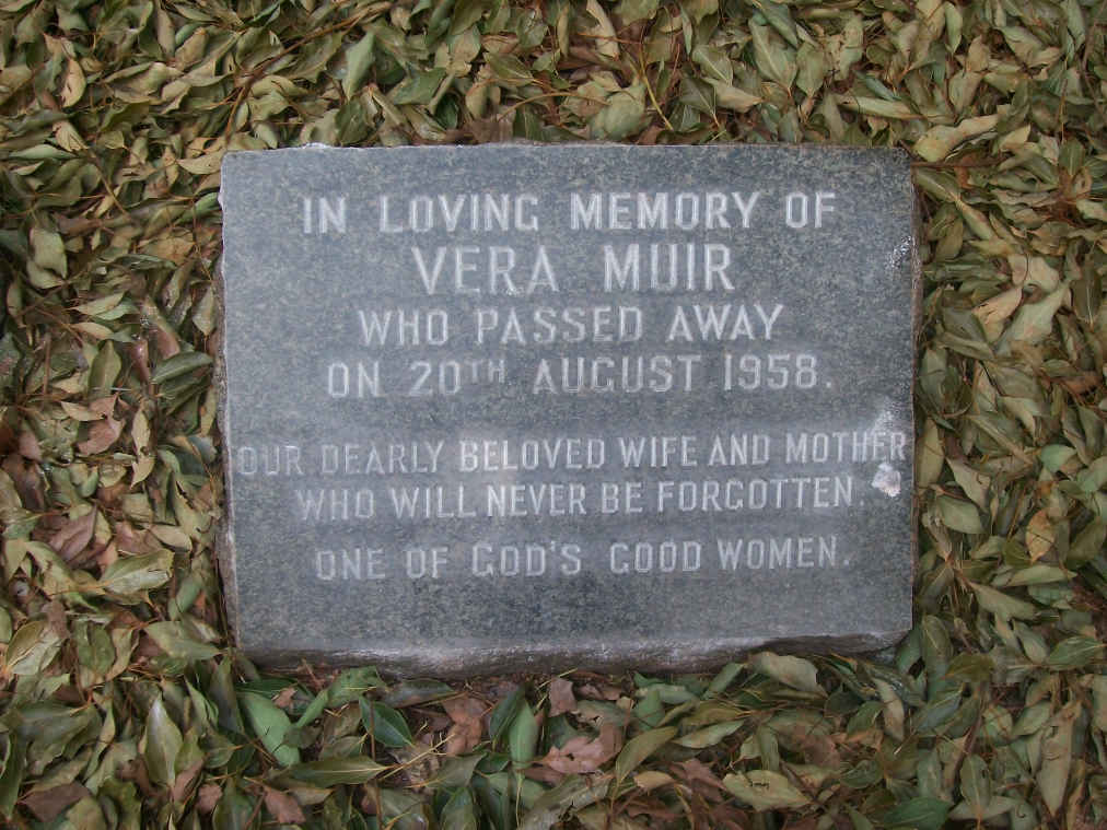 MUIR Vera -1958