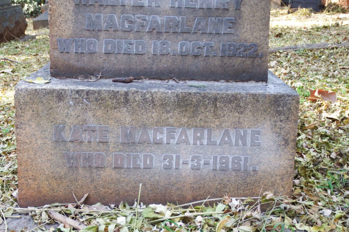 MACFARLANE Kate -1961
